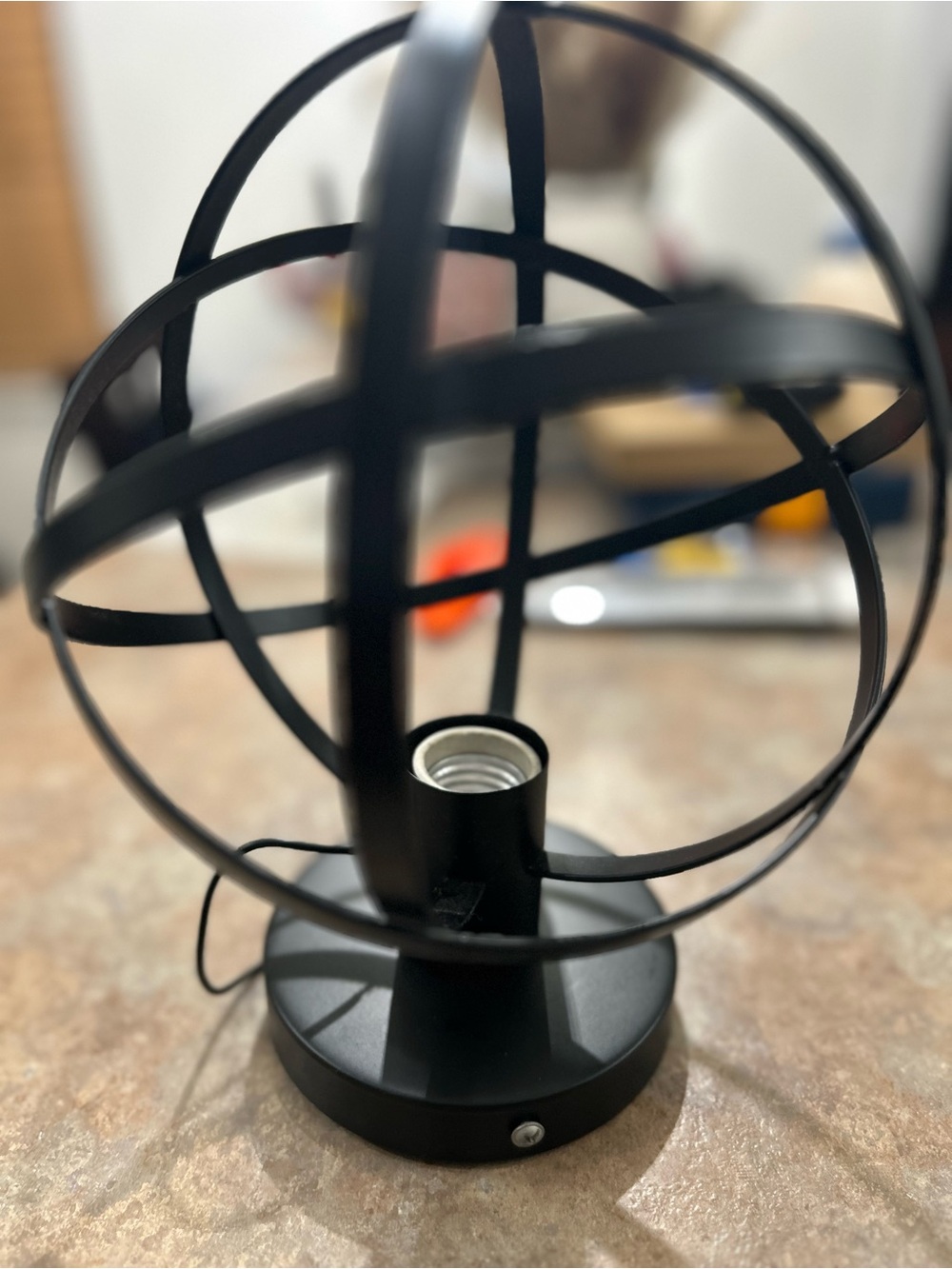 Retro Style Black Matte Finish Ceiling Light Fixture